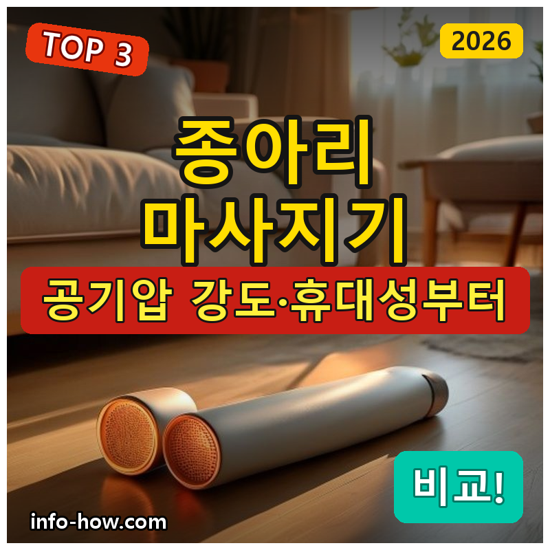 종아리 마사지기, 공기압 가성비냐 포터블이냐