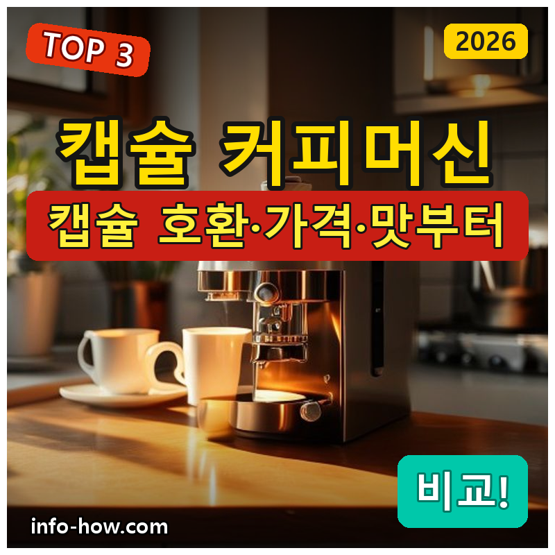 캡슐 커피머신, 가성비냐 네스프레소냐