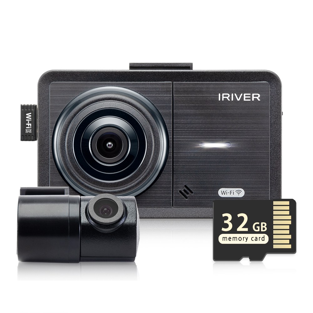 아이리버 2채널 FHD+HD 블랙박스 FH1 WiFi