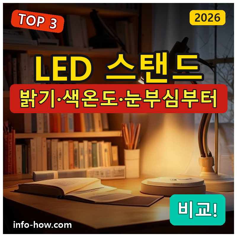 LED 스탠드, 학습용 가성비냐 와이드 듀얼이냐