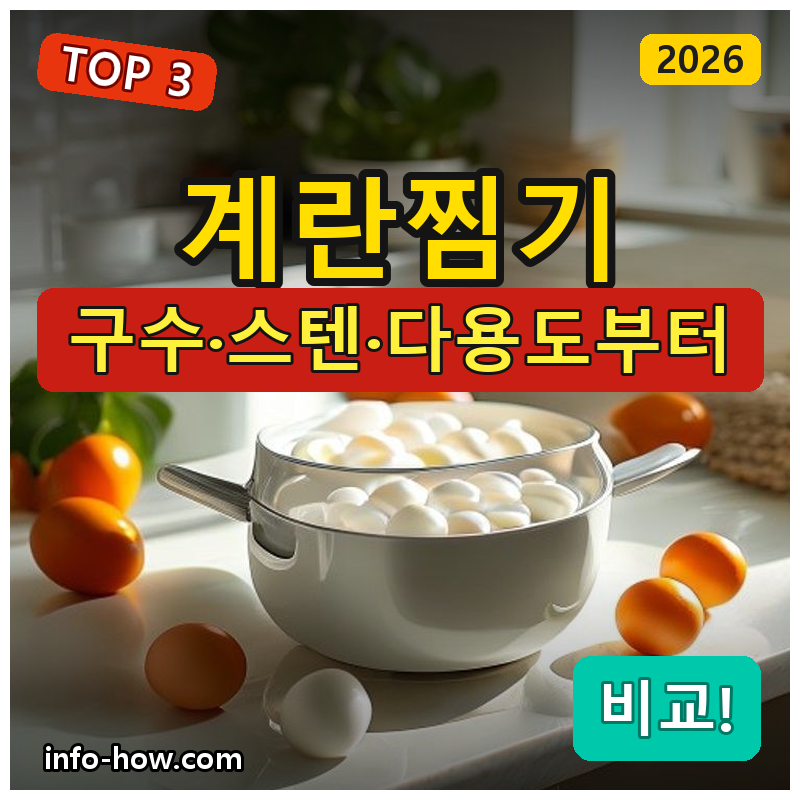 계란찜기, 미니 가성비냐 다용도 스텐이냐