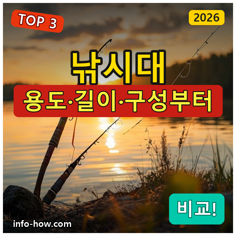 낚시대, 입문 세트냐 바다·민물 전용이냐