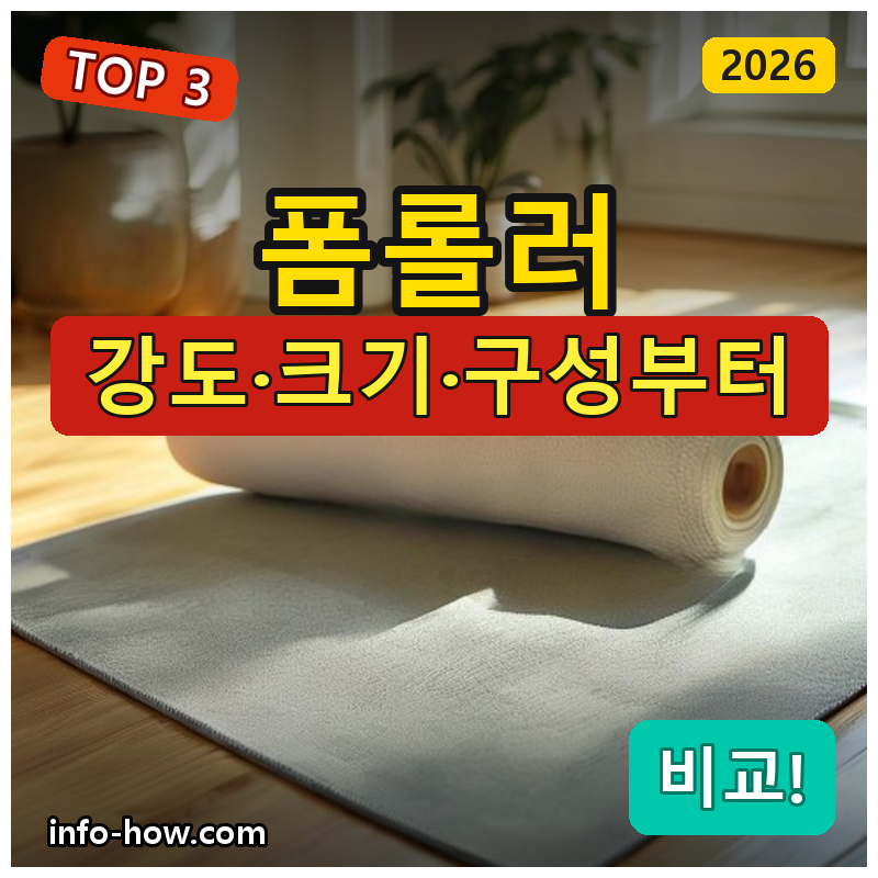 폼롤러, 가성비 EVA냐 스틱 세트냐