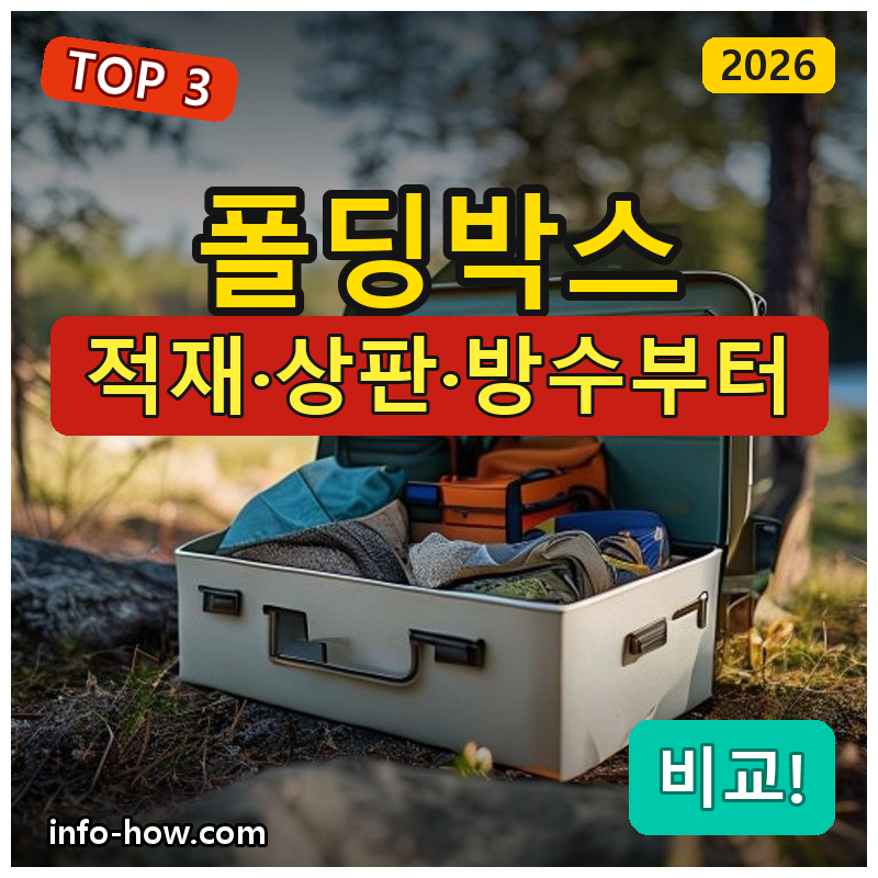 폴딩박스, 가성비냐 상판 겸용이냐