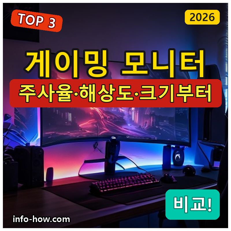 게이밍 모니터, 180Hz 가성비냐 QHD냐