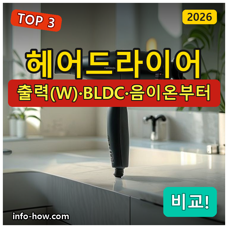 헤어드라이어, 가성비냐 BLDC 저소음이냐