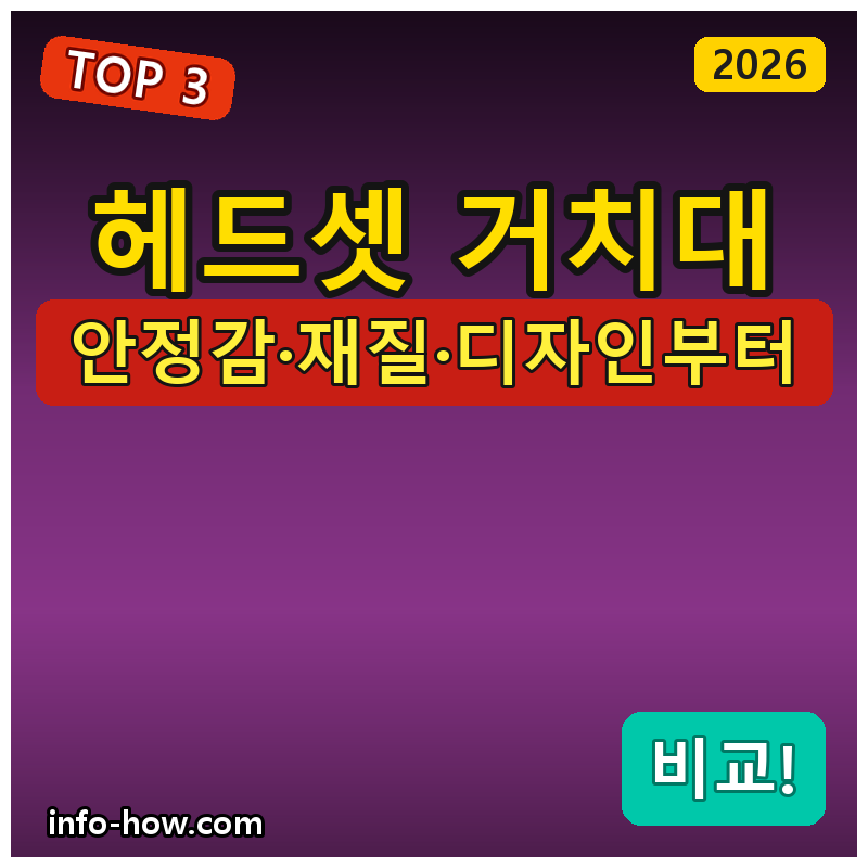 헤드셋 거치대, 초저가냐 오브제 디자인이냐