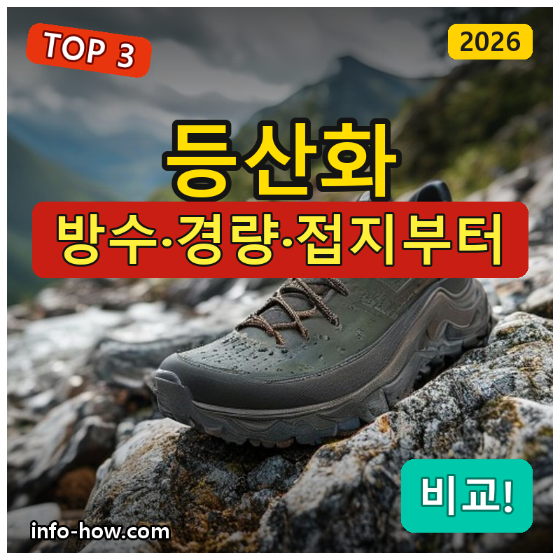 등산화, 입문 가성비냐 방수 브랜드냐