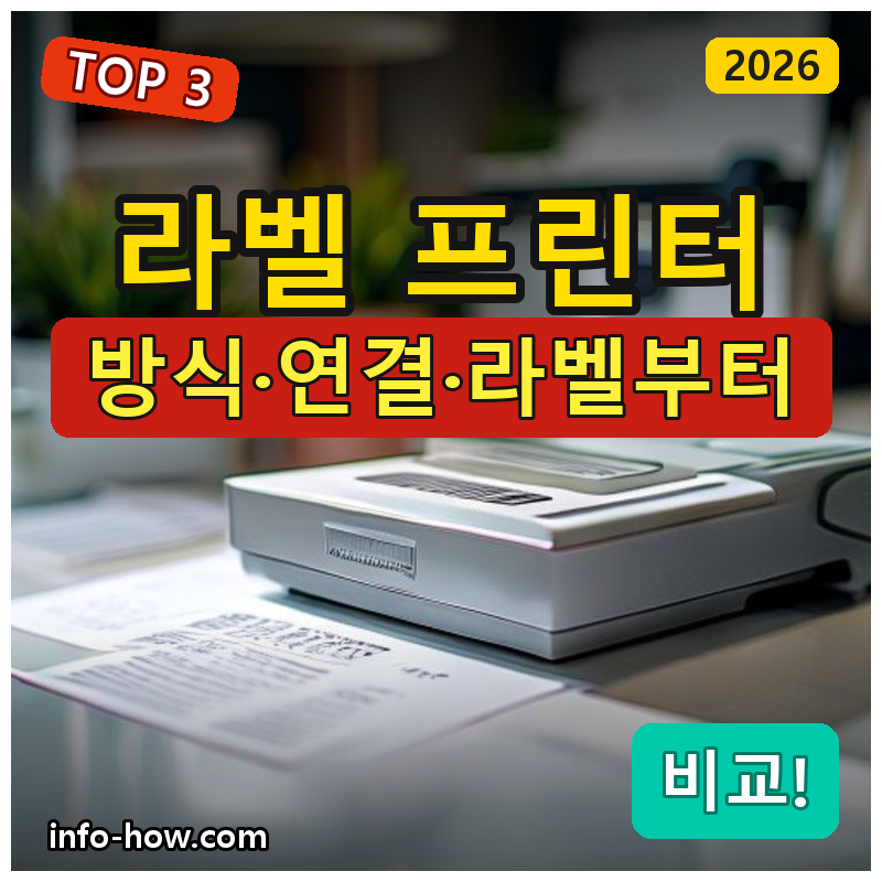 라벨 프린터, 감열식 가성비냐 엡손이냐