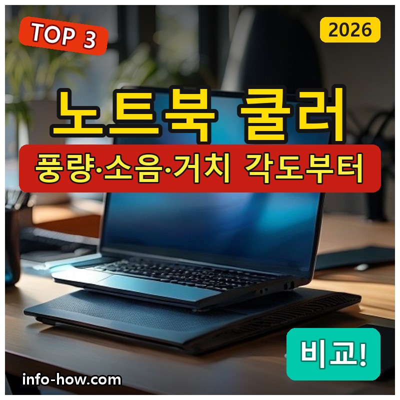 노트북 쿨러, 조용한 가성비냐 강력 게이밍이냐