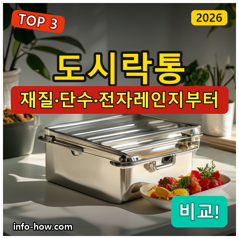 도시락통, 스텐 가성비냐 보온도시락이냐