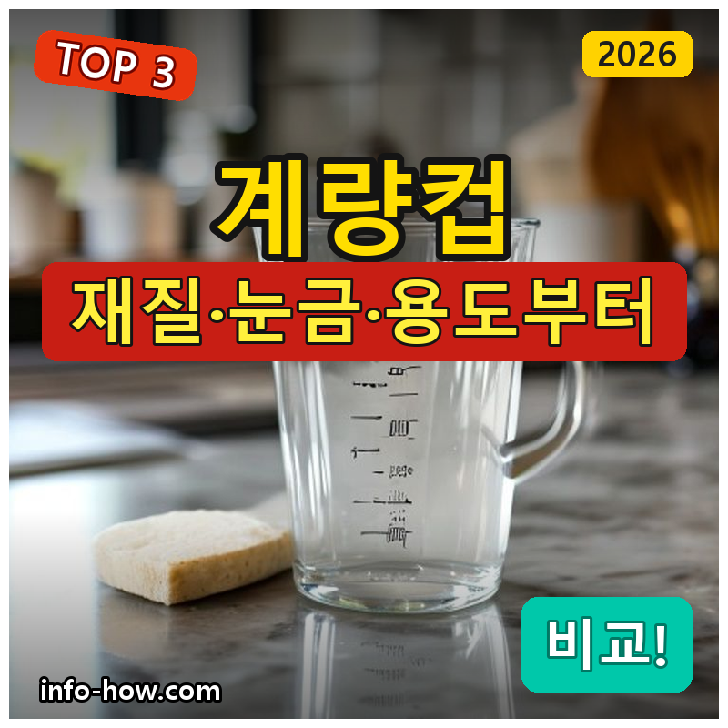 계량컵, 초저가냐 내열유리냐