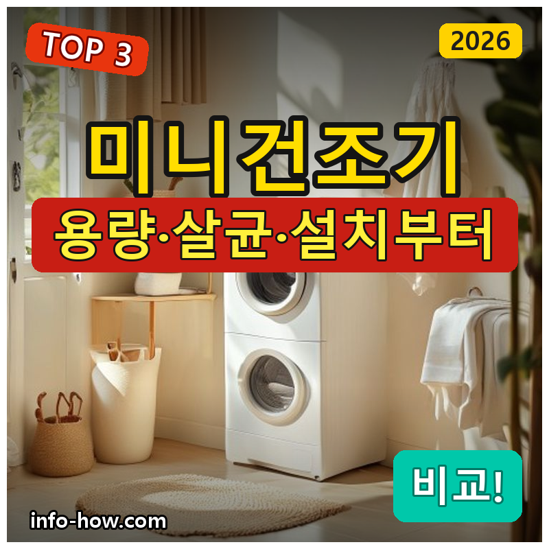 미니건조기, 2.5kg 가성비냐 살균 대용량이냐