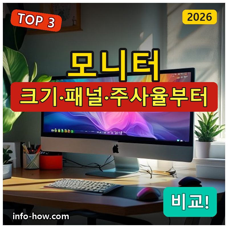 모니터, 사무용 가성비냐 고주사율이냐