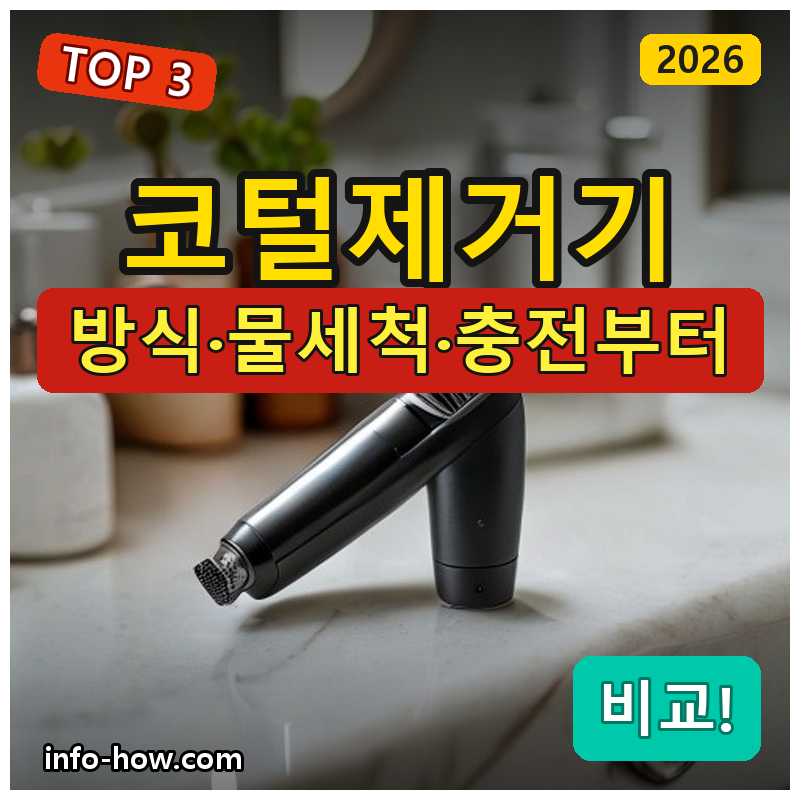 코털제거기, 가성비냐 충전식 프리미엄이냐
