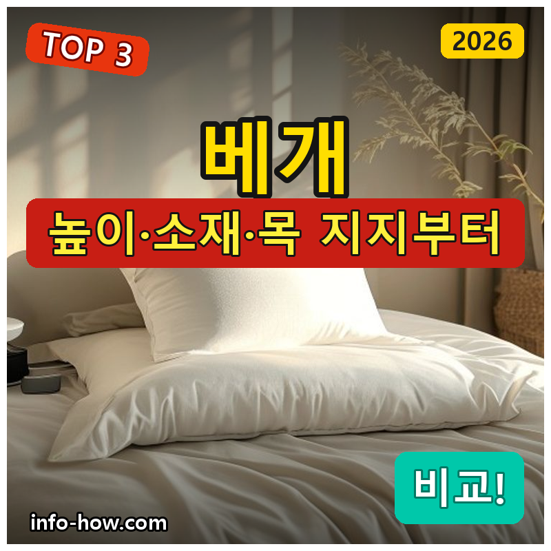 베개, 가성비냐 경추 메모리폼이냐