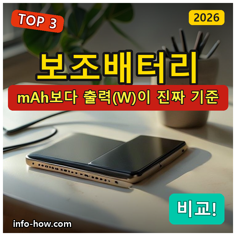 보조배터리, 10000mAh vs 20000mAh 뭘 살까