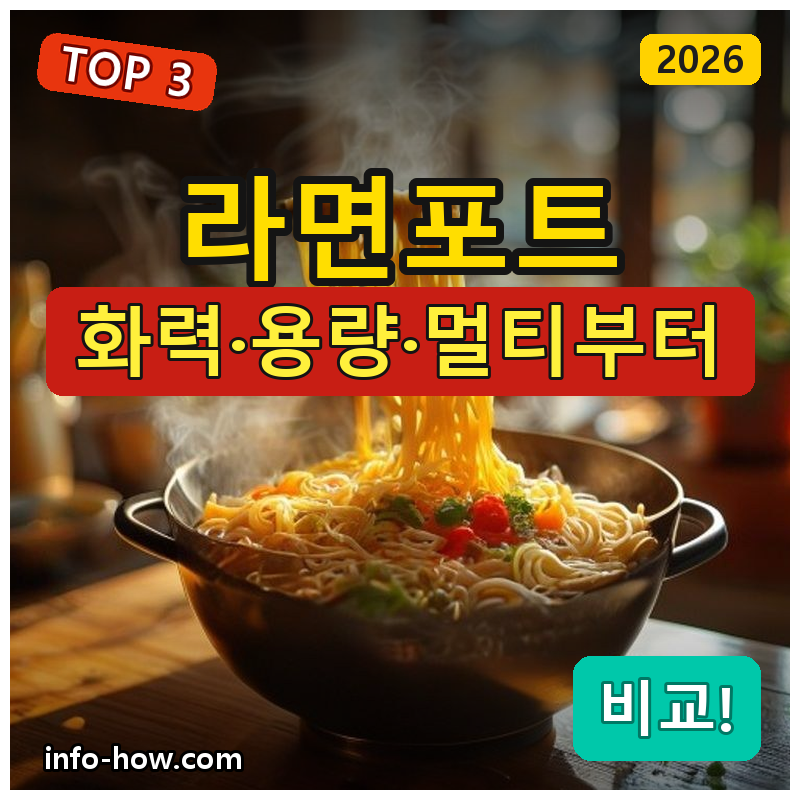 라면포트, 저렴한 멀티포트냐 2in1 찜냄비냐