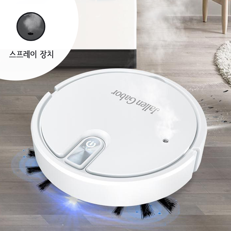 HU LULU 무선 스마트 로봇청소기 자동진공 물걸레 USB충전