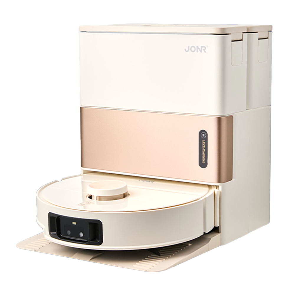JONR X9 Pro 올인원 롤러형 열풍건조 고온세척 로봇청소기 화이트