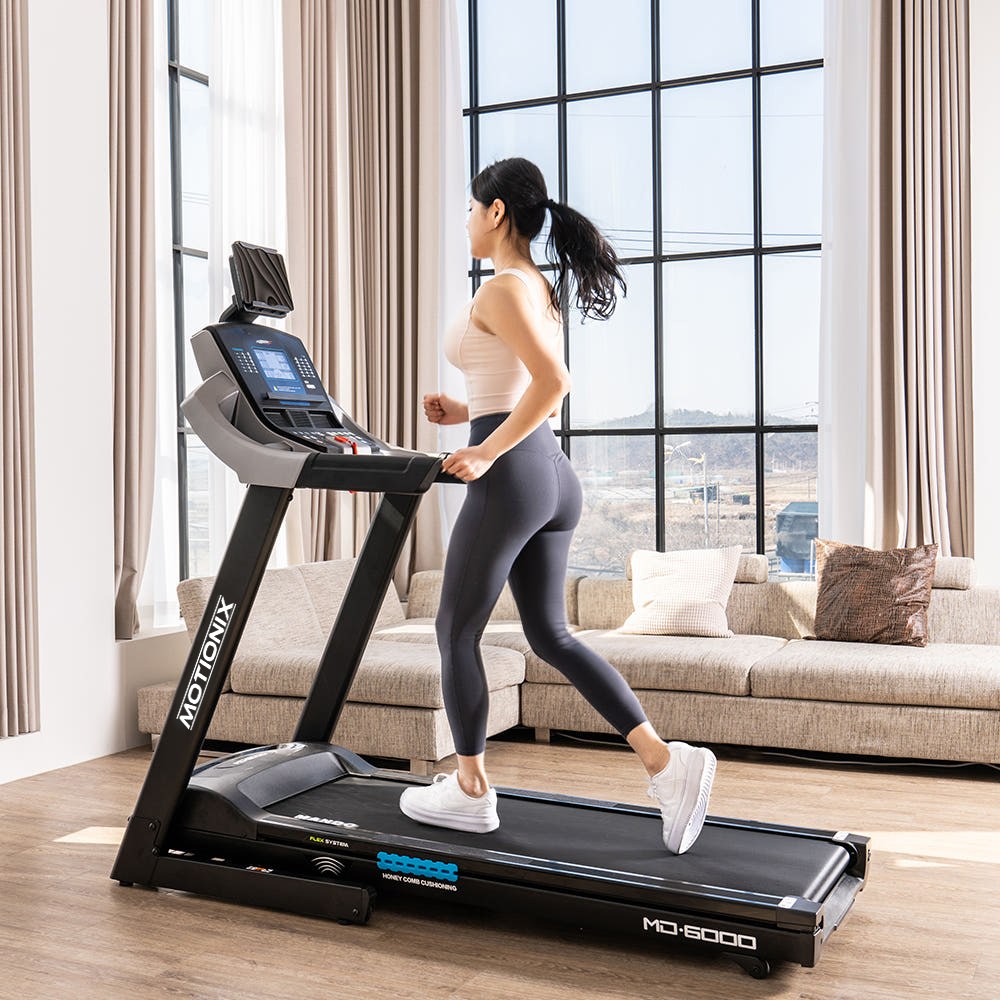 모션헬스케어 튼튼한 가정용 MD6000 스마트 런닝머신