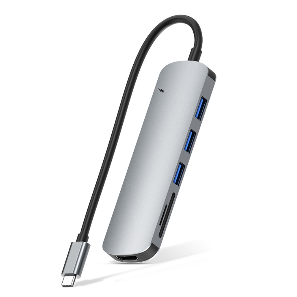 ACMEZING 7포트 C타입 멀티허브 USB 3.0 4K HDMI PD100W SD 7in1
