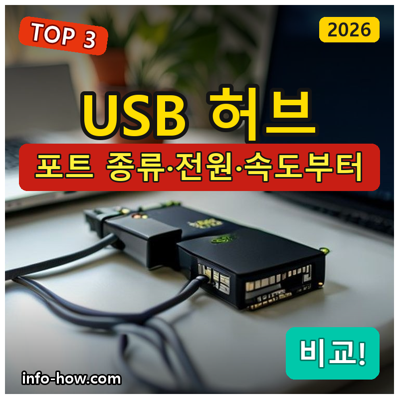 USB 허브, 4포트 가성비냐 C타입 멀티냐