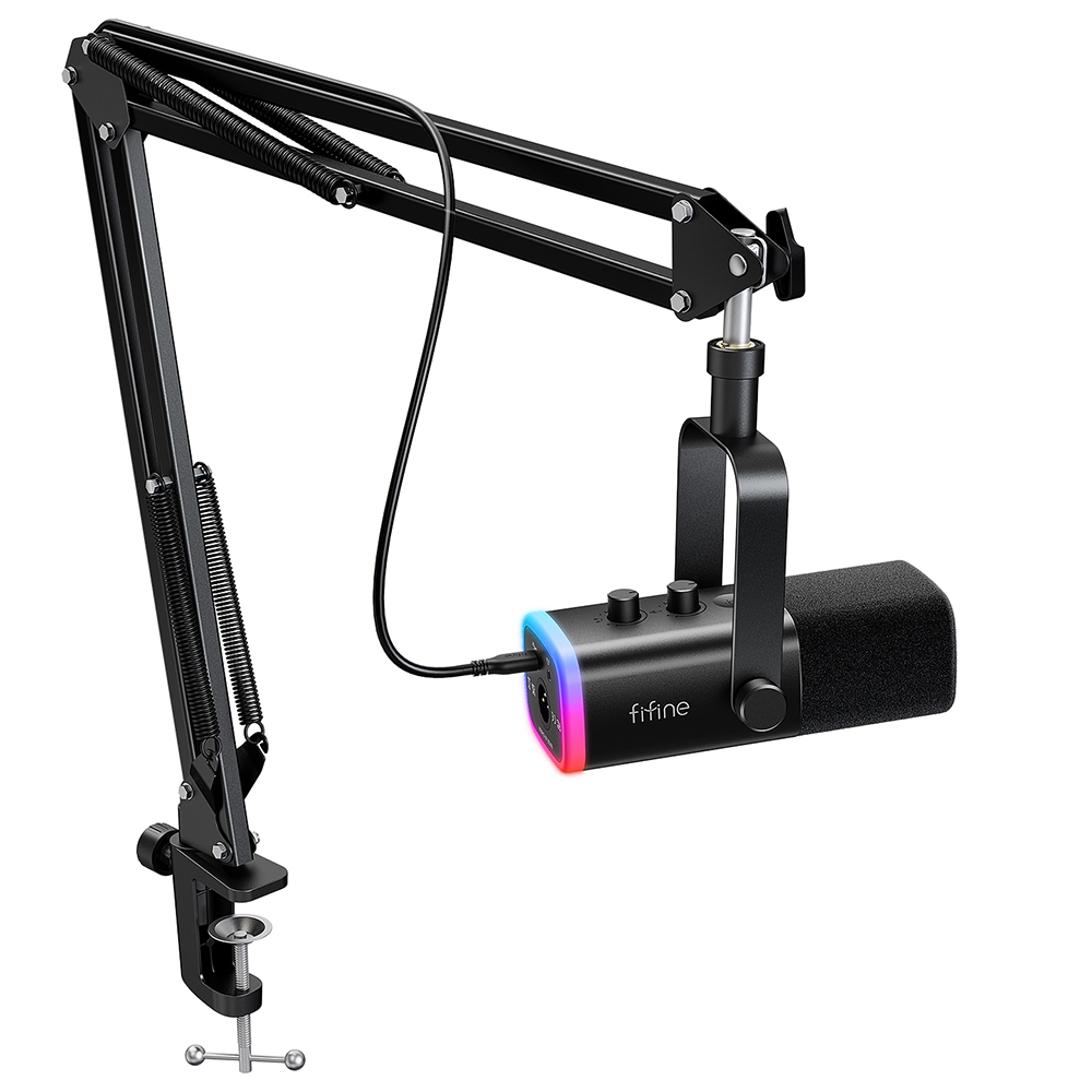 피파인 USB XLR 다이나믹 마이크 세트 방송 녹음용 AM8T