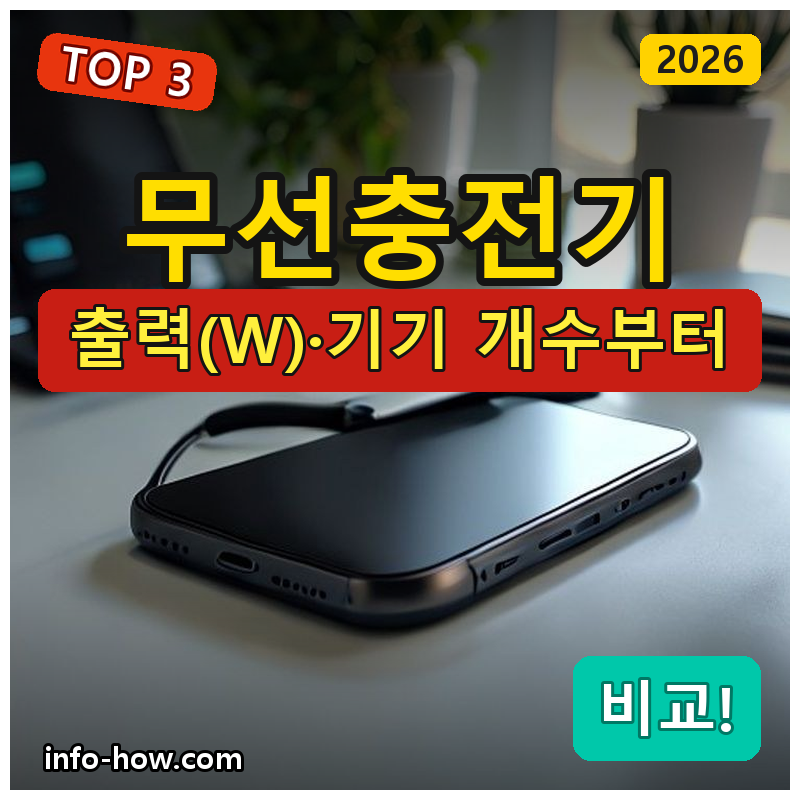 무선충전기, 단품 고속이냐 3in1 멀티냐